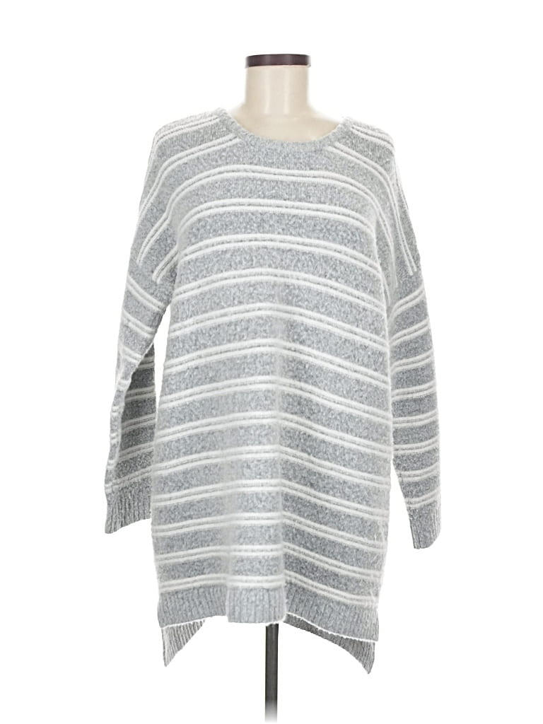 Pre-owned Soft Surroundings Pullover Sweater In Gray