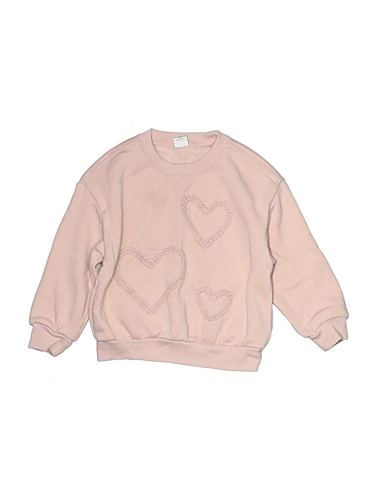 Pre-owned Baby Gap Kids' Sweatshirt In Pink