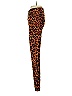 Weekend Animal Print Orange Casual Pants Size XS - photo 5