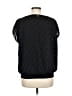 DKNY 100% Polyester Black Short Sleeve Top Size M - photo 2