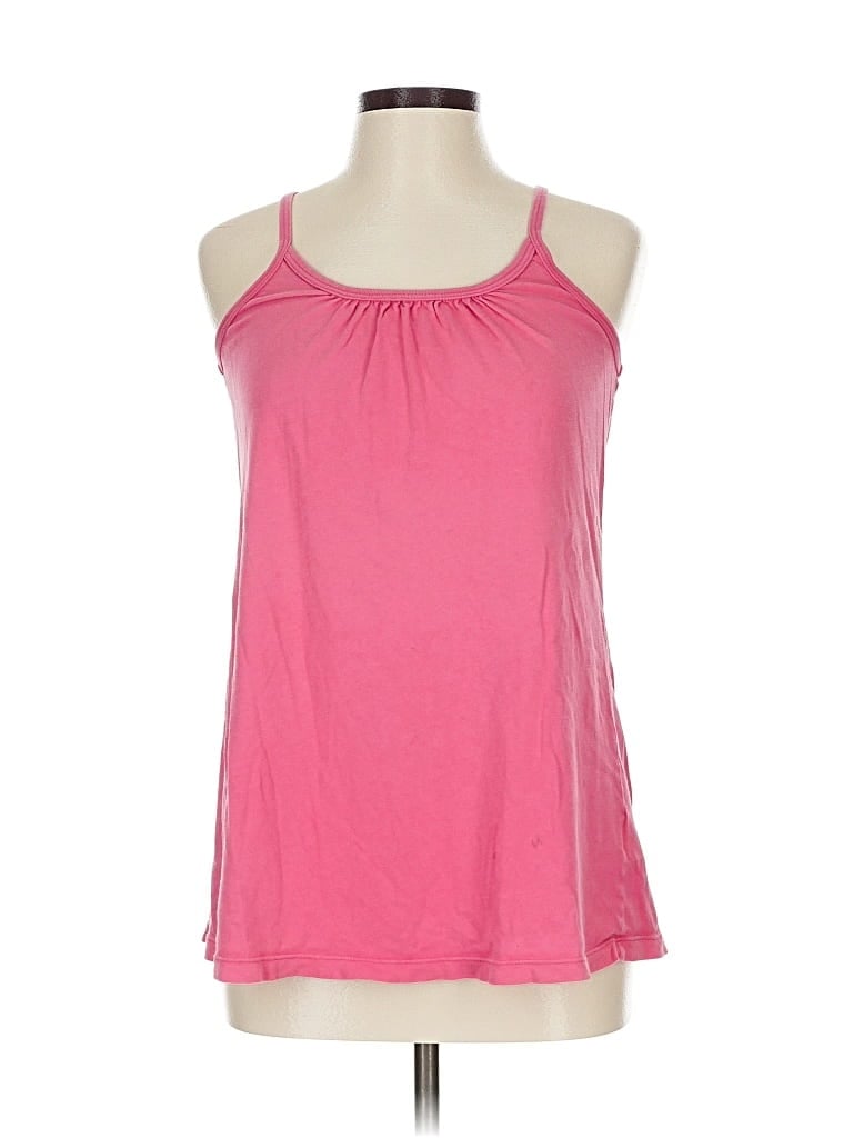 Pre-owned C&c California Tank Top Pink Halter Neckline Tops