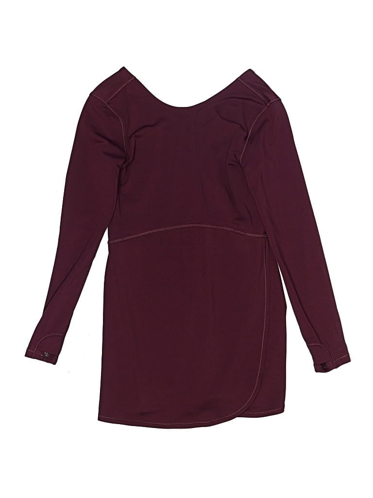 Pre-owned Athleta Girl Kids' Dress In Burgundy