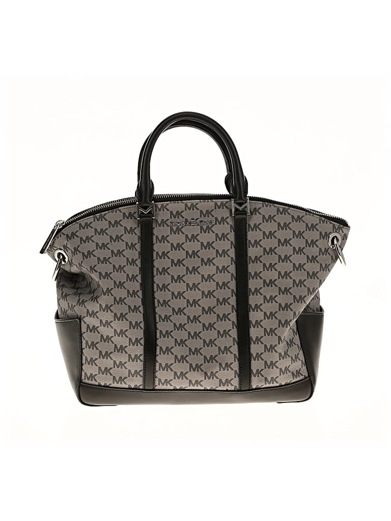 Pre-owned Michael Michael Kors Satchel In Gray