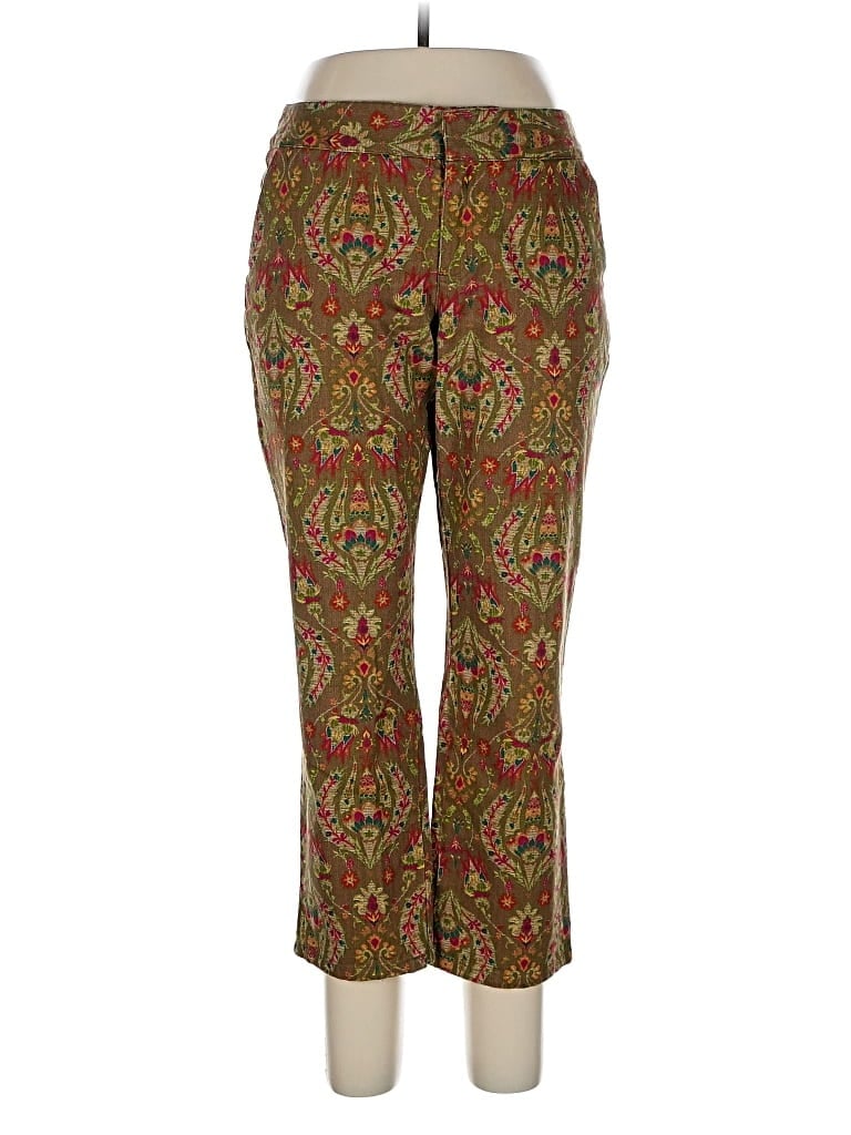 Pre-owned Liz Claiborne Casual Pants In Brown