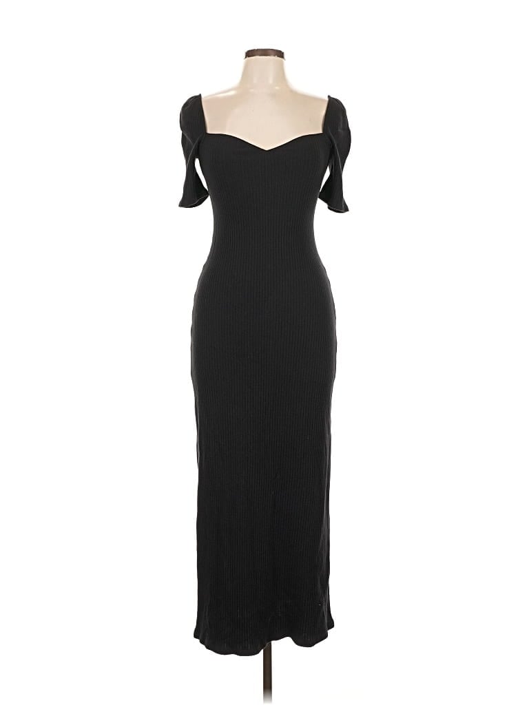 Pre-owned Reformation Cocktail Dress In Black