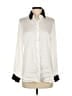 Florencia 100% Polyester Ivory White Long Sleeve Blouse Size 2 - photo 1