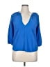 Joie Blue 3/4 Sleeve Blouse Size XL (estimated) - photo 1