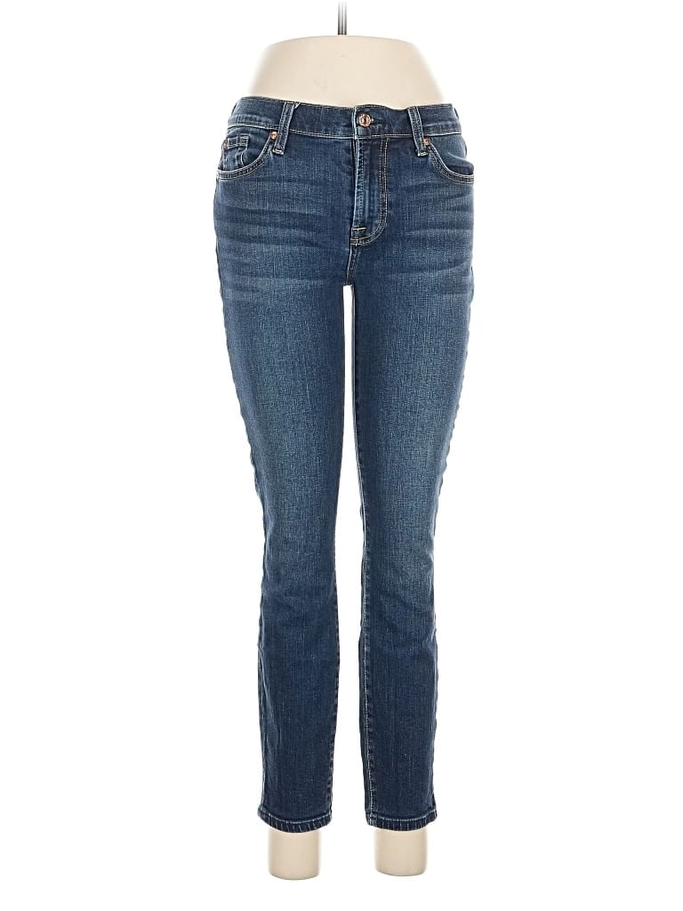 Pre-owned 7 For All Mankind Jeans In Blue