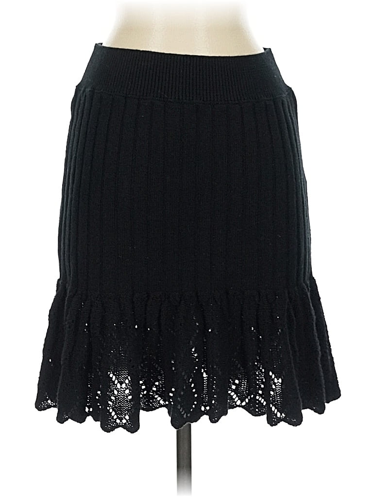 Pre-owned Free People Casual Skirt In Black