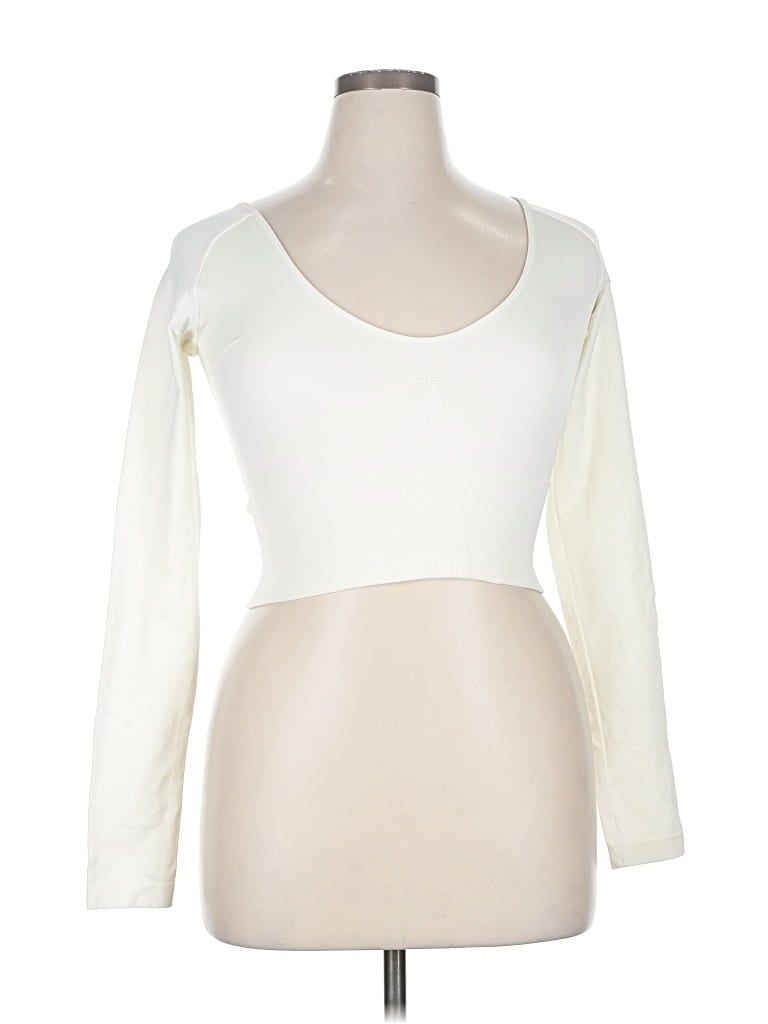 Pre-owned Nike Long Sleeve T-shirt In White