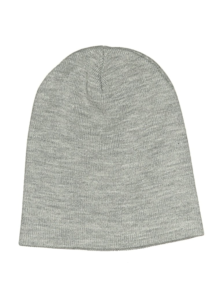 Pre-owned Unbranded Beanie Hat In Gray
