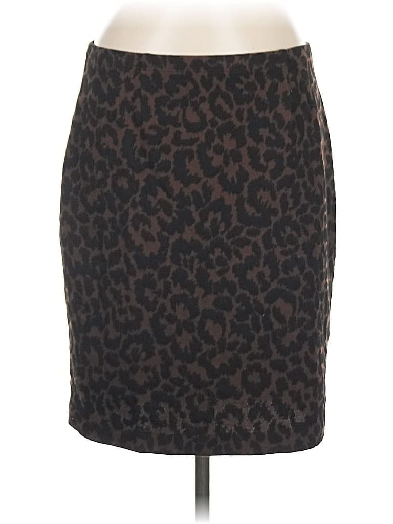 Pre-owned Ellen Tracy Casual Skirt In Brown