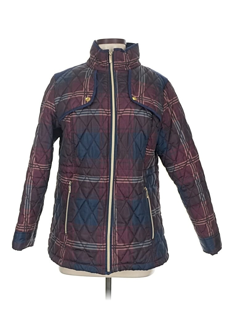 Pre-owned Harve Benard Jacket In Burgundy