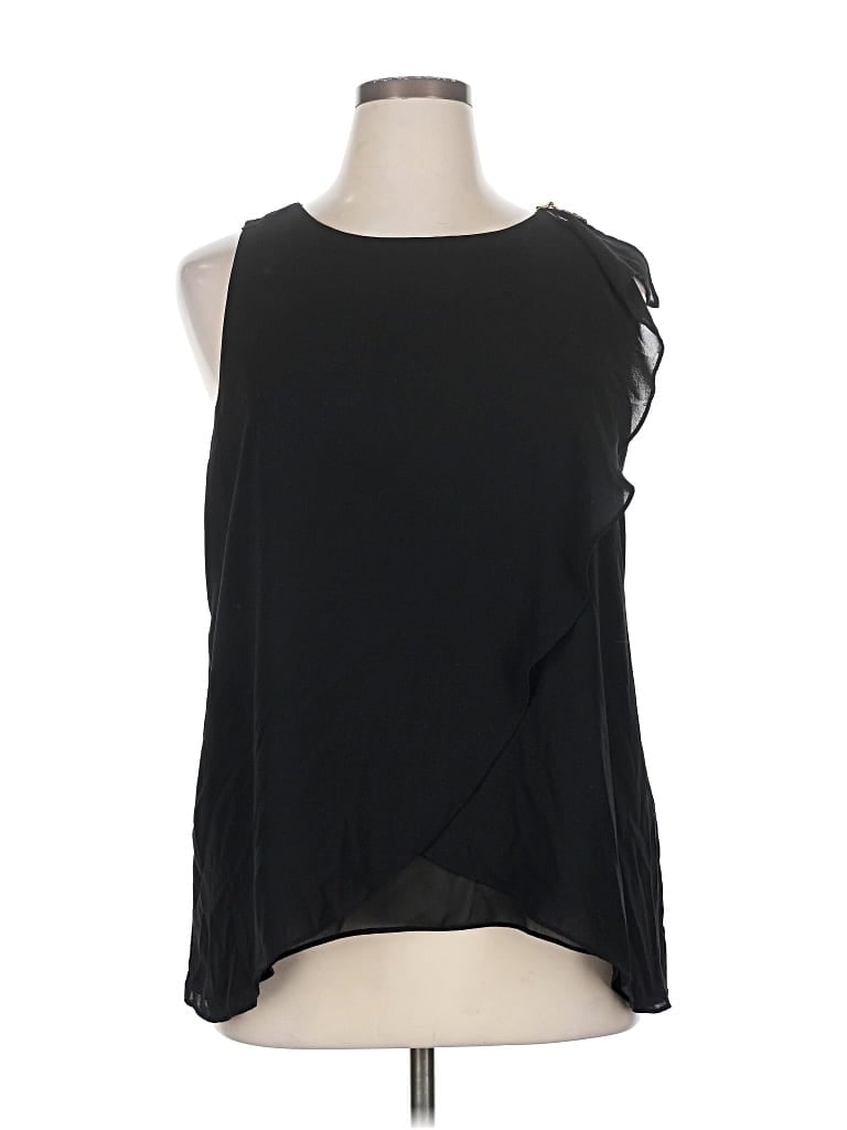 Pre-owned Jennifer Lopez Sleeveless Blouse In Black