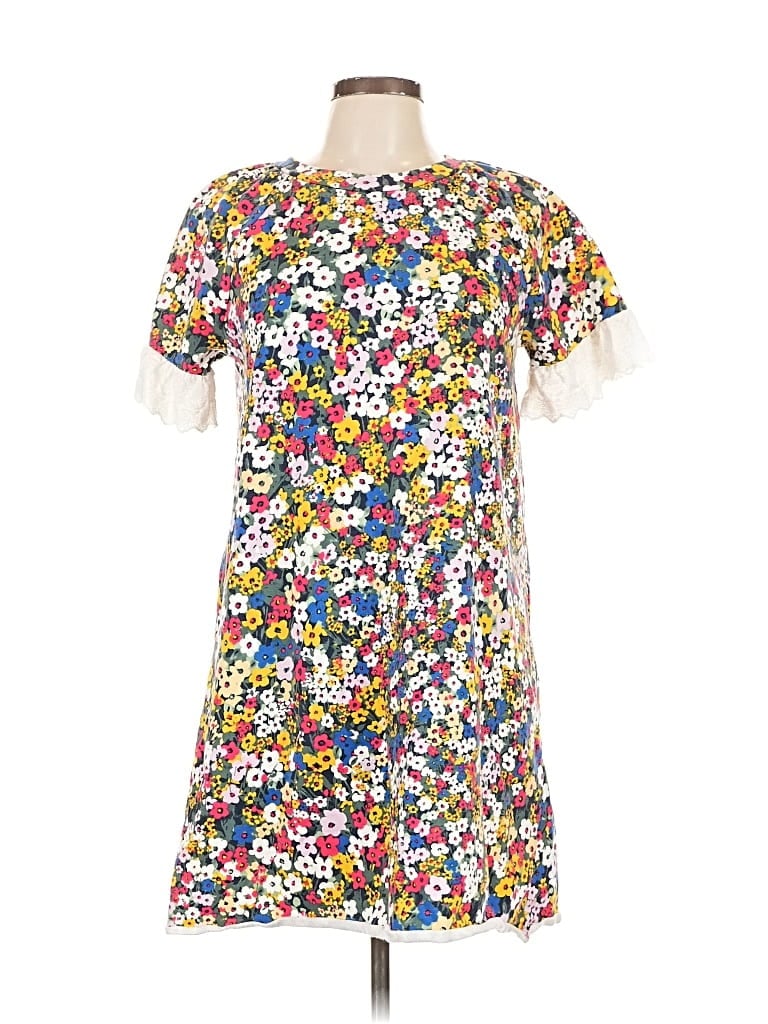 Pre-owned Ann Taylor Casual Dress In White