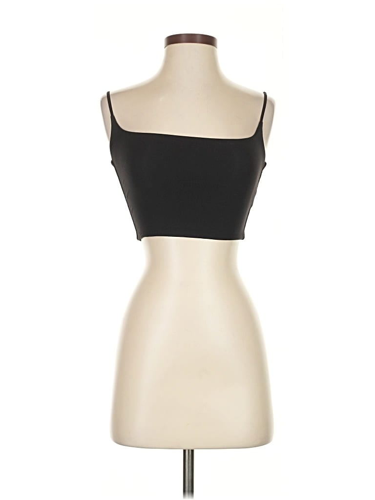 Pre-owned Babaton Tank Top Black Strapless Neckline Tops