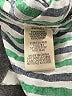 Max Studio Stripes Green Short Sleeve Button-Down Shirt Size L - photo 8