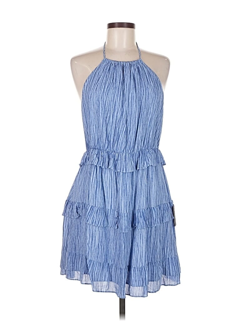 Pre-owned Lulus Casual Dress In Blue