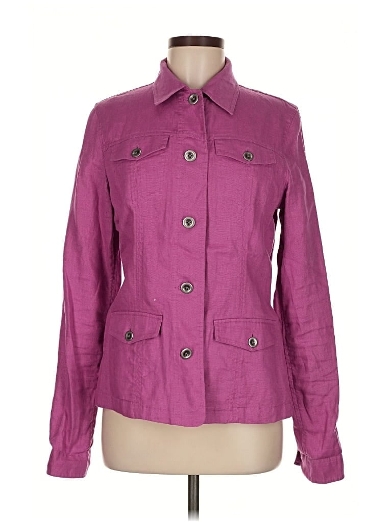 Pre-owned Eddie Bauer Jacket In Purple