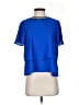 Zara Basic Blue Short Sleeve Blouse Size XS - photo 1
