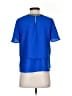 Zara Basic Blue Short Sleeve Blouse Size XS - photo 2