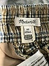 Madewell Plaid Yellow Shorts Size 00 - photo 3
