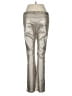 Anna & Ava Metallic Silver Casual Pants Size M - photo 2