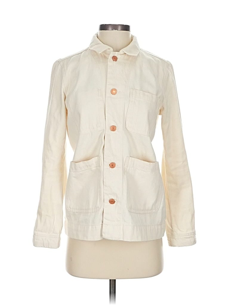 Pre-owned Everlane Jacket In White