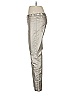 Anna & Ava Metallic Silver Casual Pants Size M - photo 5