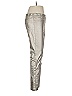 Anna & Ava Metallic Silver Casual Pants Size M - photo 4