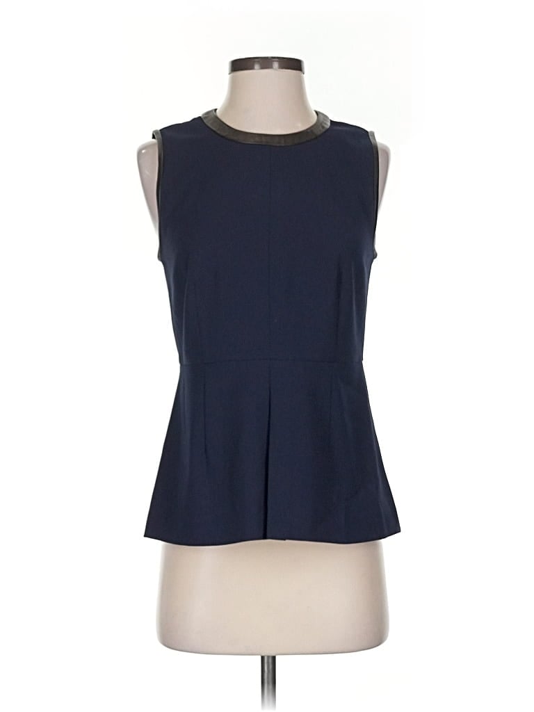 Pre-owned Madewell Sleeveless Blouse In Blue