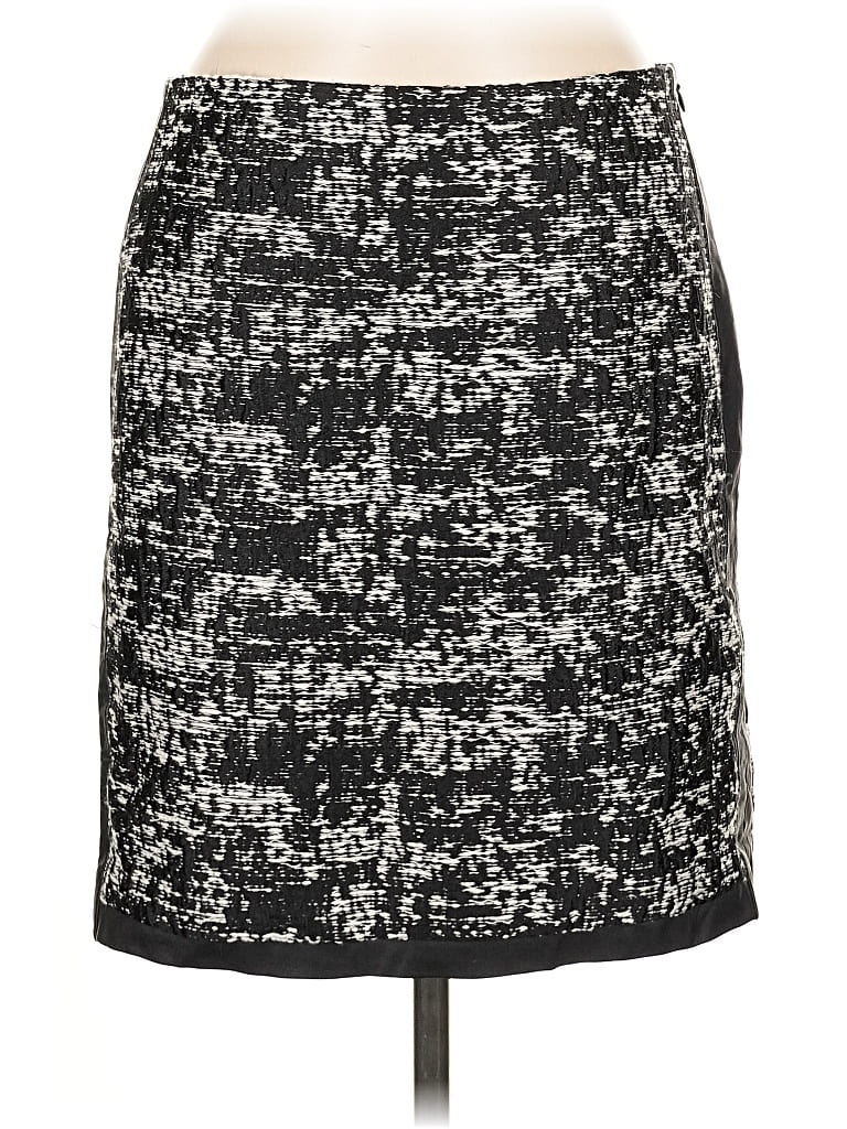Pre-owned Ann Taylor Casual Skirt In Silver
