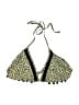 Unbranded Animal Print Gold Swimsuit Top Size M - photo 1