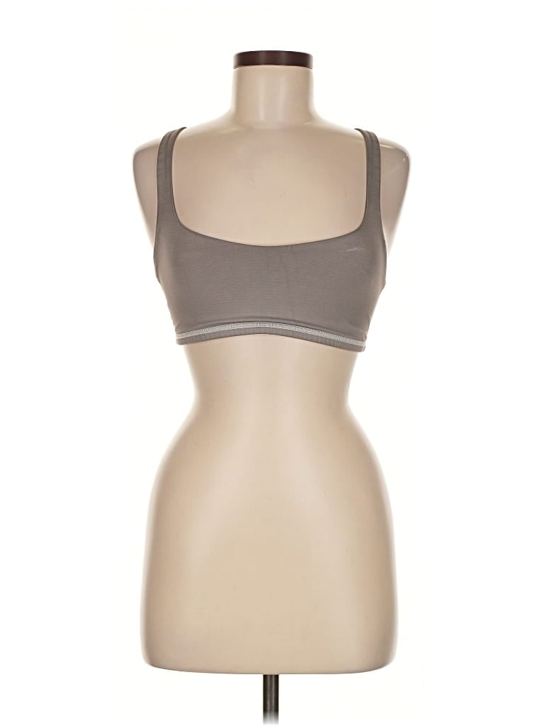Pre-owned Lululemon Athletica Sports Bra In Brown