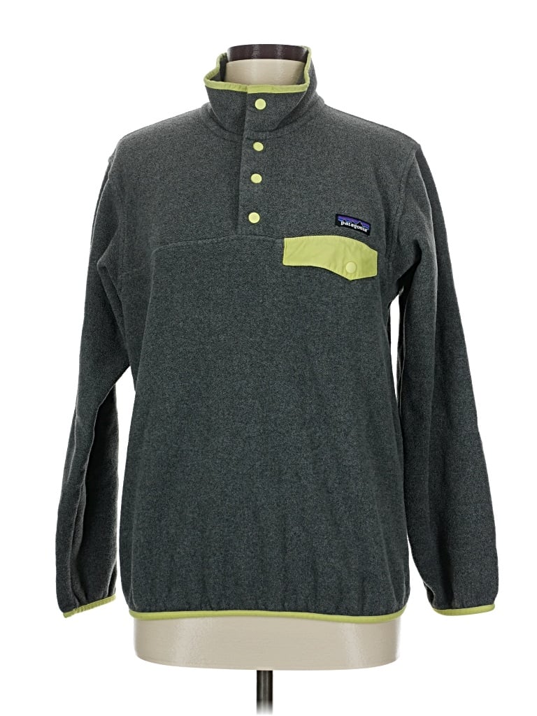 Pre-owned Patagonia Fleece Jacket In Gray