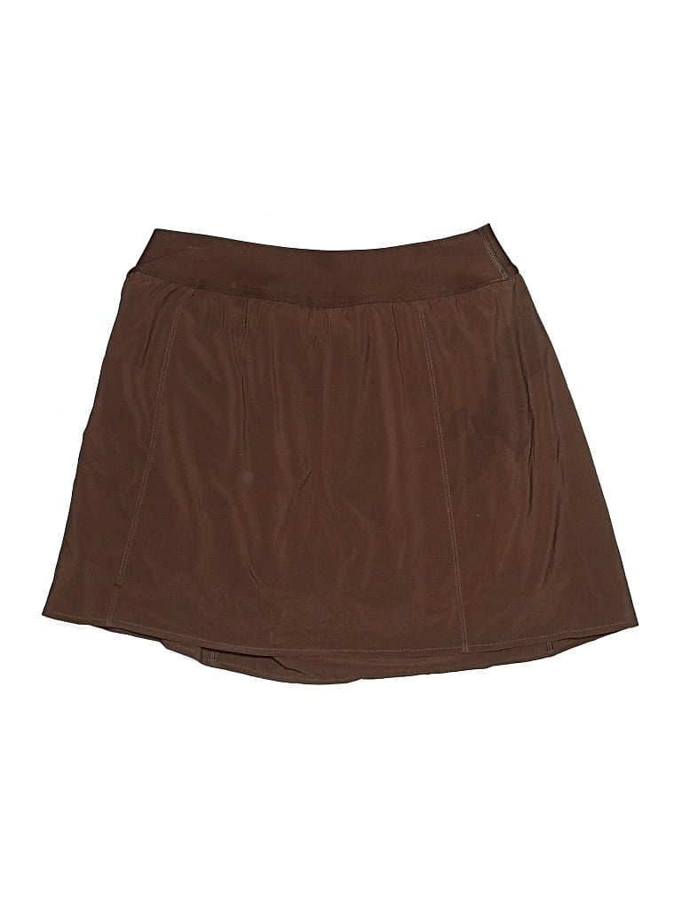 Pre-owned Crz Yoga Active Skort In Brown