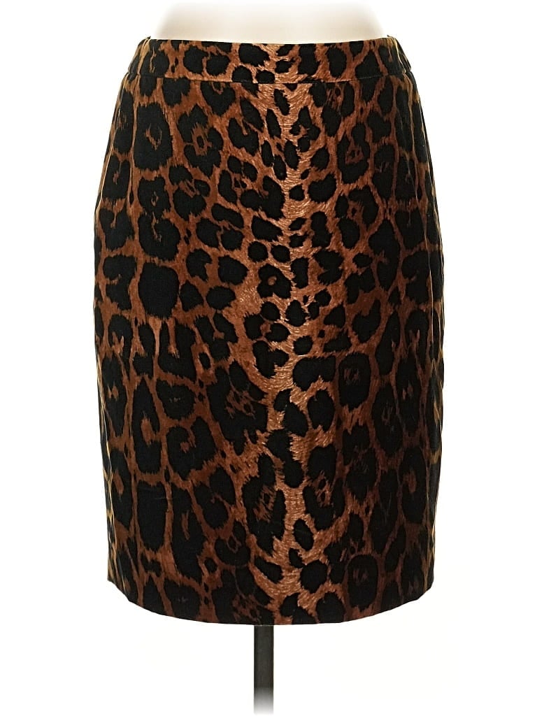 Pre-owned Talbots Formal Skirt In Brown