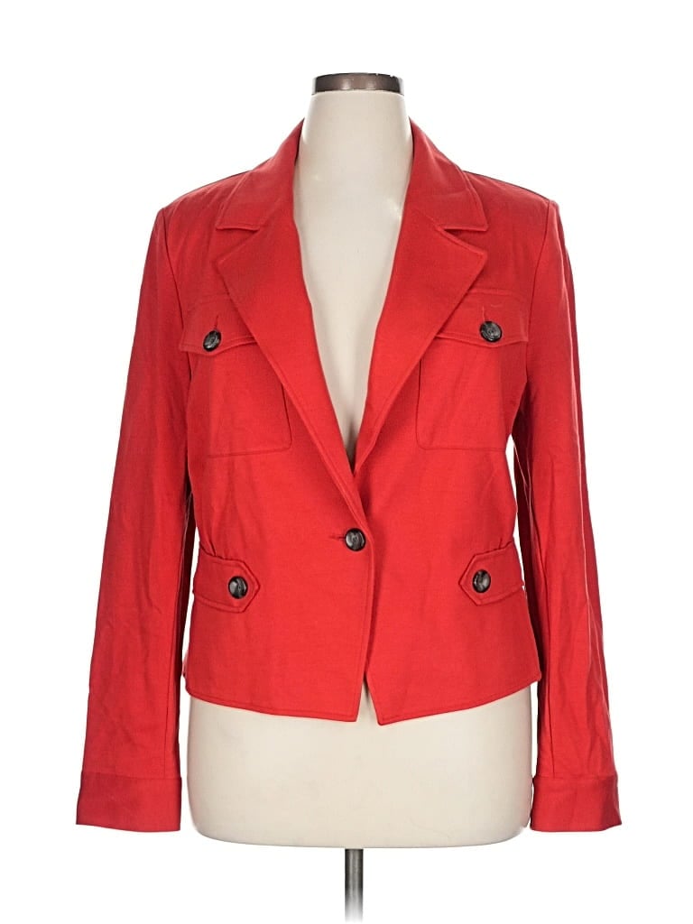Pre-owned Cabi Blazer Jacket In Red