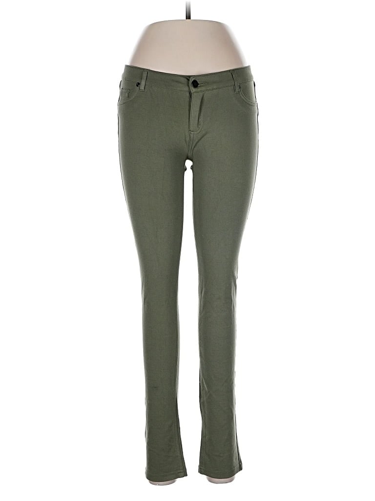 Pre-owned Lily White Jeggings In Green