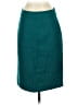 J.Crew 100% Wool Solid Teal Wool Skirt Size 0 - photo 1