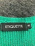 Etiquette 100% Rayon Green Pullover Sweater Size S - photo 7