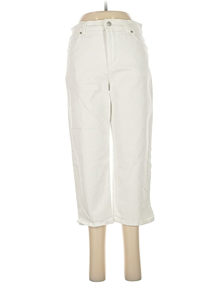 Pre-owned Gloria Vanderbilt Jeans In White