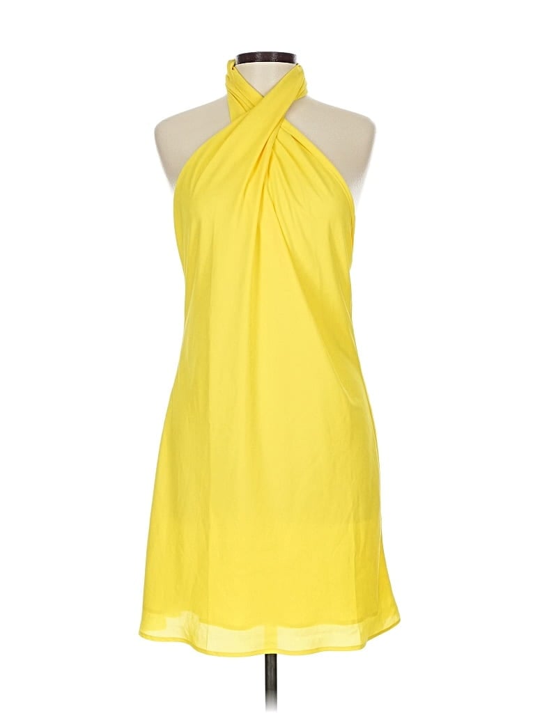 Pre-owned Show Me Your Mumu Cocktail Dress In Yellow