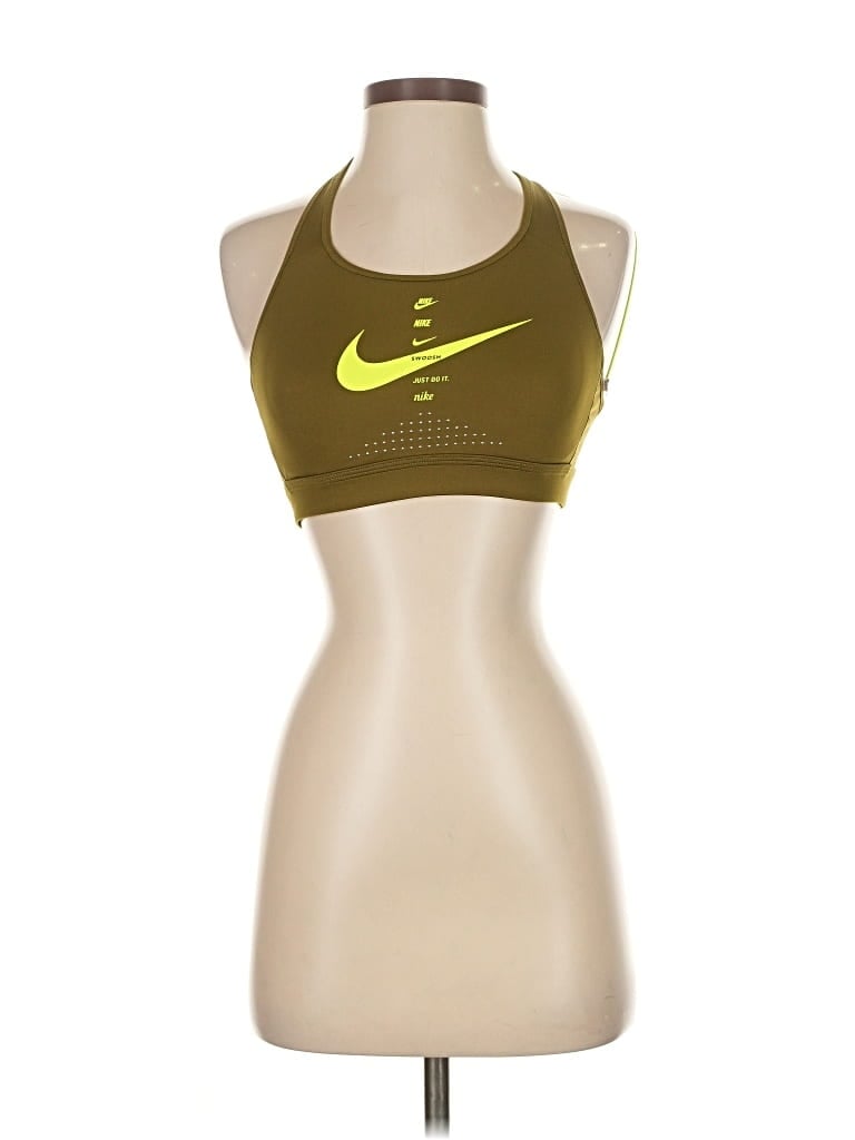 Pre-owned Nike Sports Bra In Gold