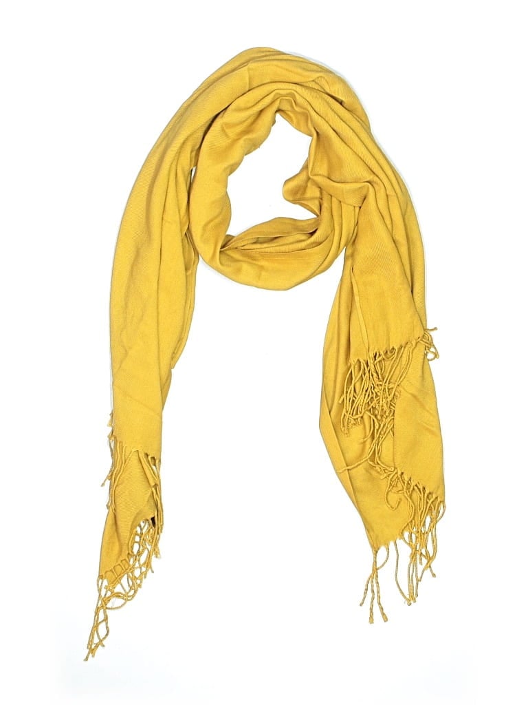 Pre-owned H&m Scarf In Yellow