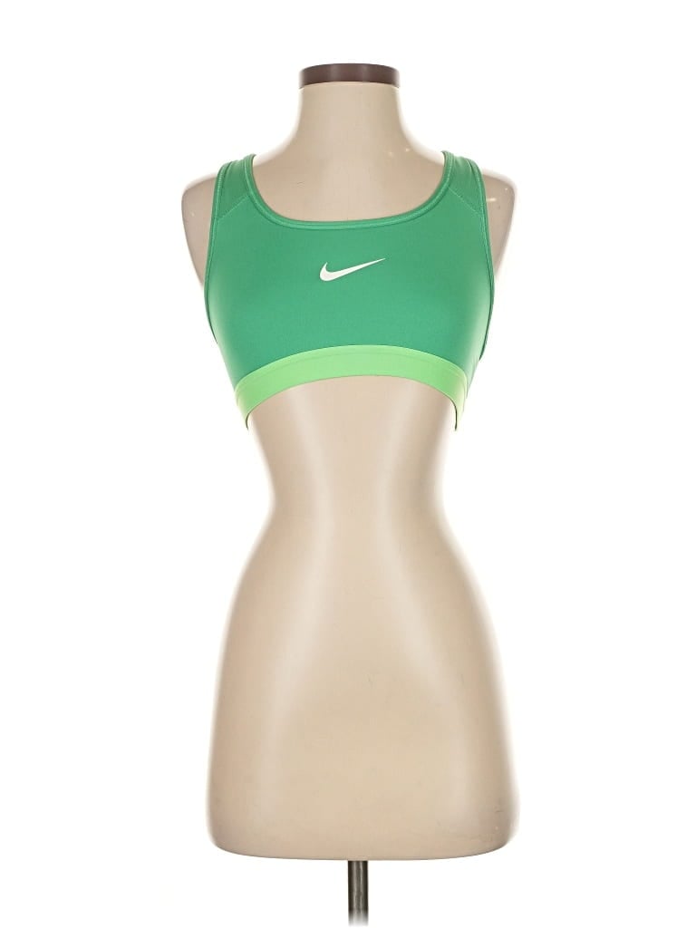 Pre-owned Nike Sports Bra In Green