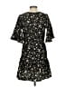 Mustard Seed 100% Polyester Floral Black Casual Dress Size S - photo 2