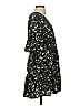Mustard Seed 100% Polyester Floral Black Casual Dress Size S - photo 4