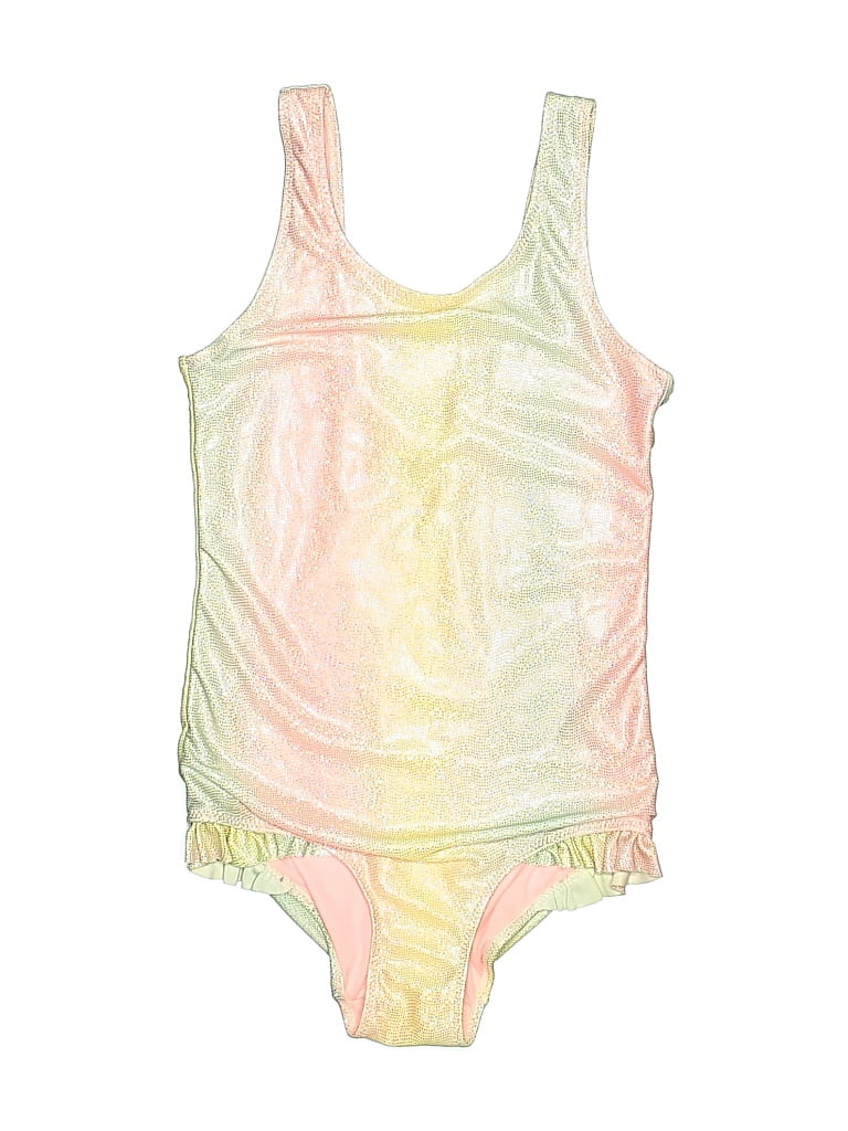 Pre-owned H&m Kids' One Piece Swimsuit In Gold