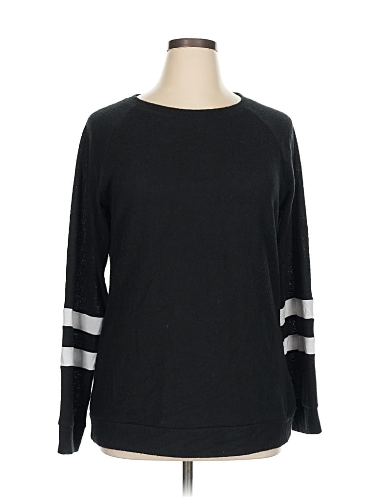 Pre-owned Unbranded Pullover Sweater In Black